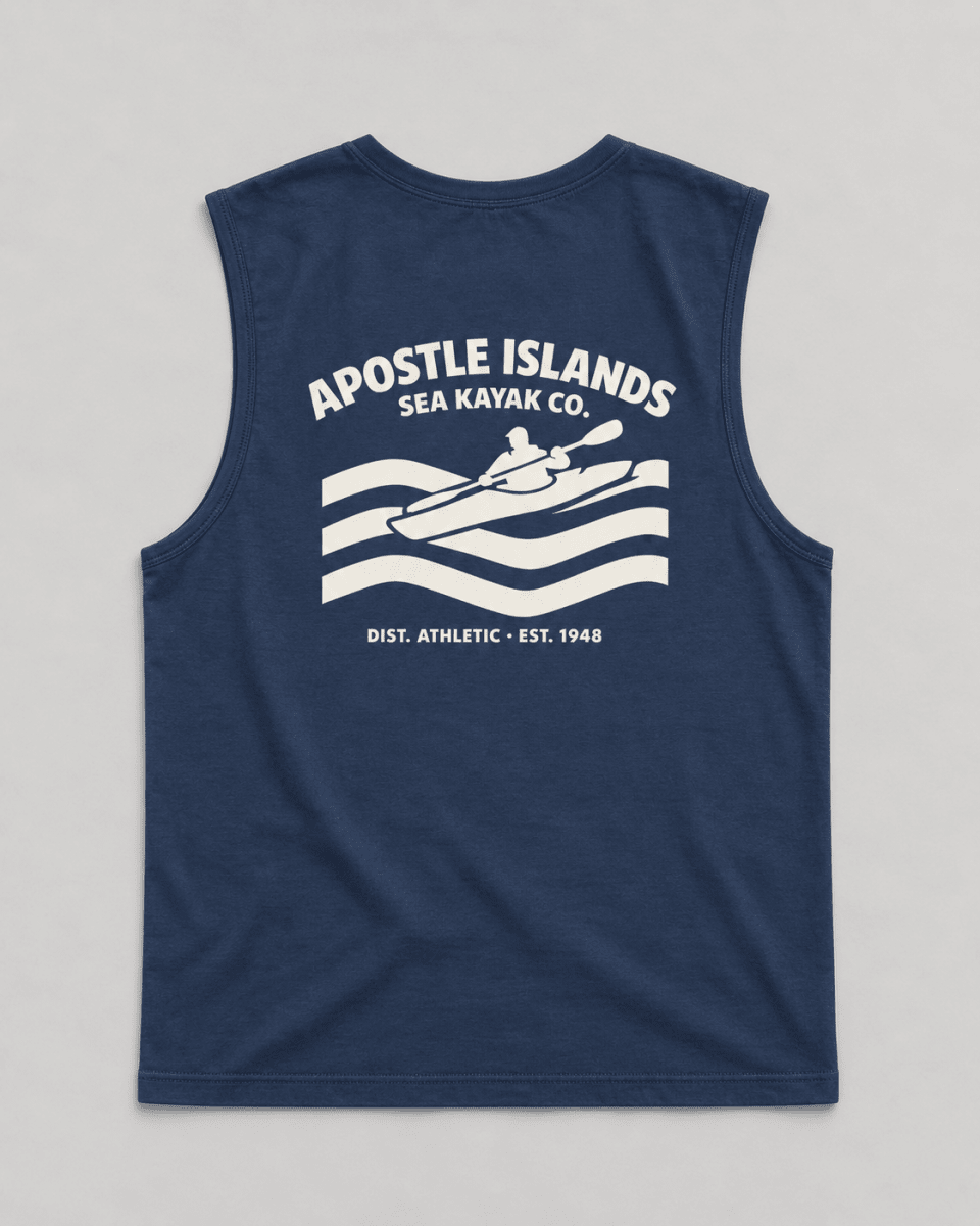 Apostle Islands Sea Kayak Co. Tank - District Athletic Apparel