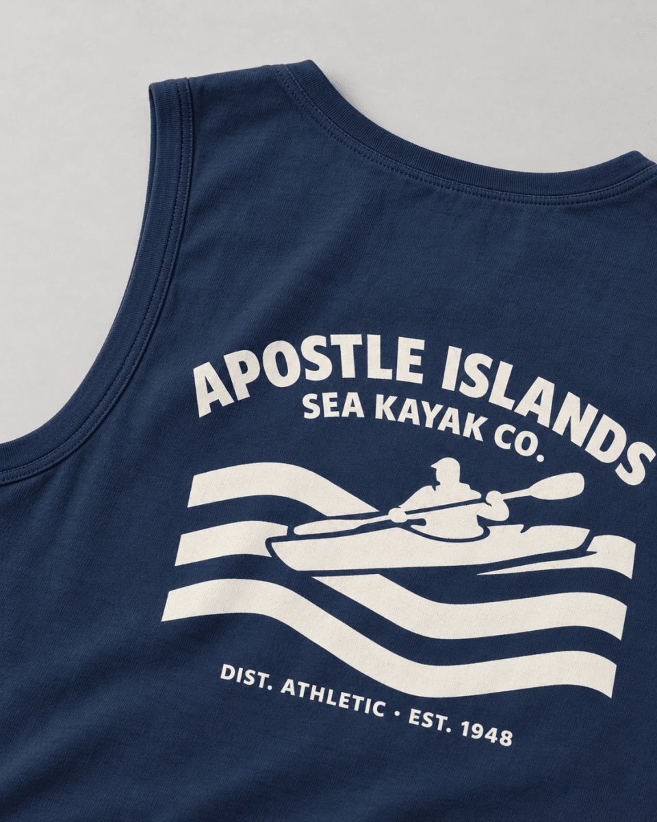 Apostle Islands Sea Kayak Co. Tank - District Athletic Apparel