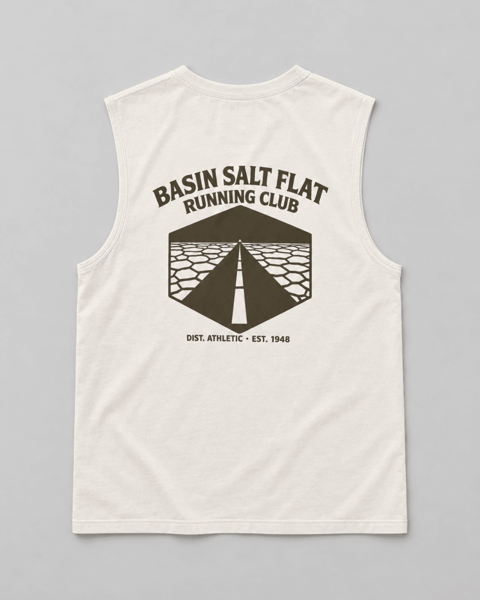 Basin Salt Flat Running Club Tank - District Athletic Apparel