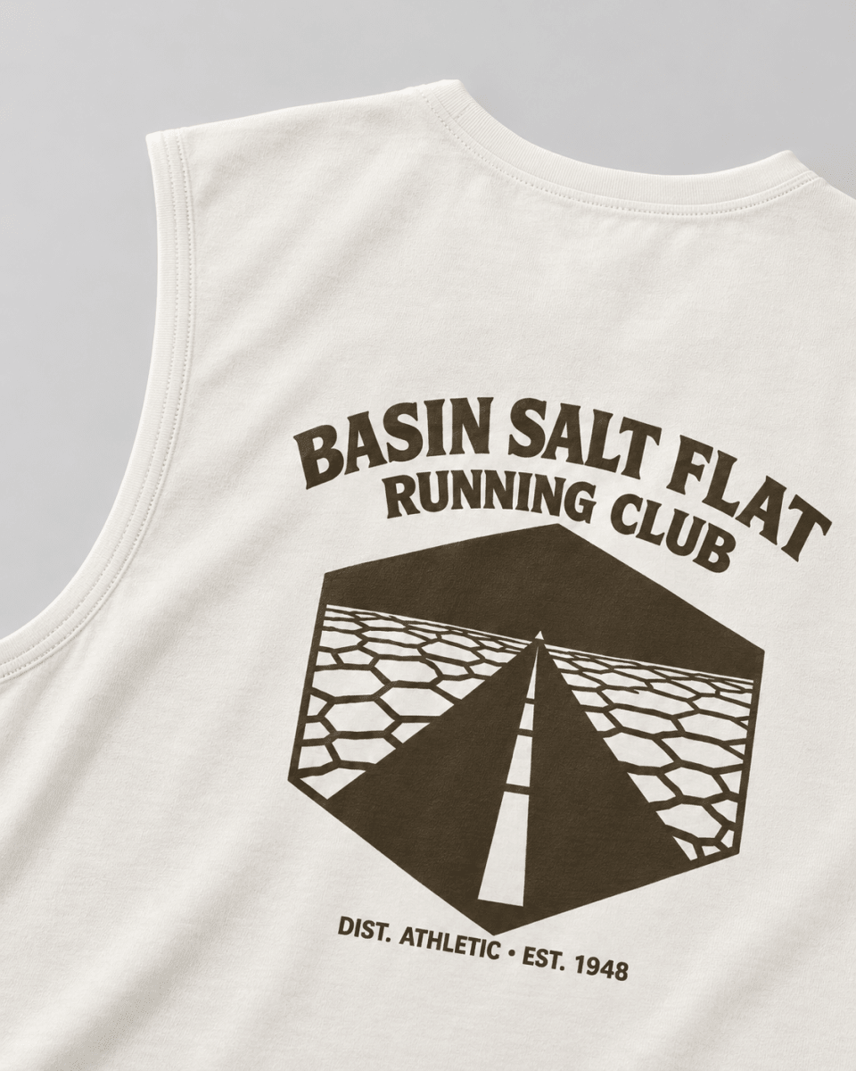 Basin Salt Flat Running Club Tank - District Athletic Apparel