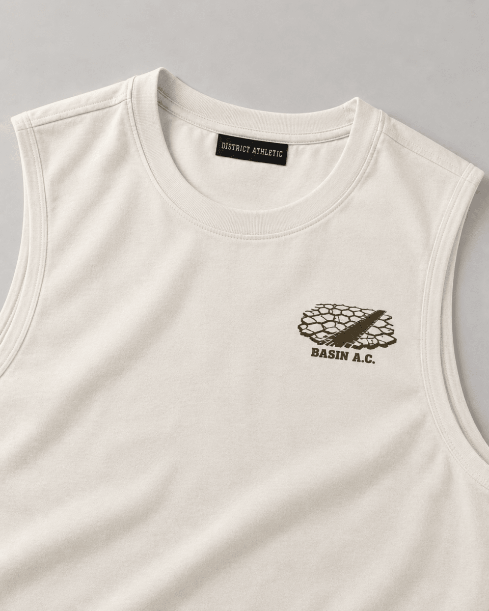 Basin Salt Flat Running Club Tank - District Athletic Apparel