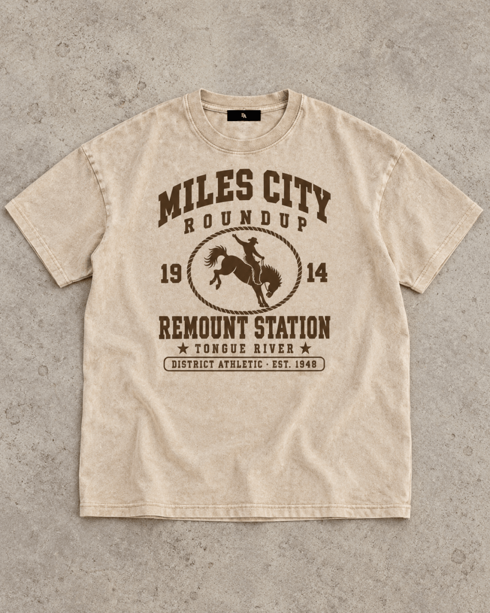 The Miles City Tee - District Athletic Apparel