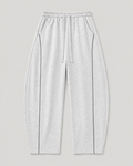 The Barrel Sweatpant in grey marl, front
