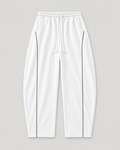 The Barrel Sweatpant in white, front