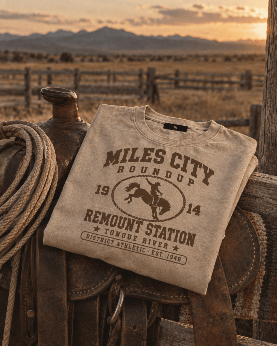 The Miles City Tee - District Athletic Apparel