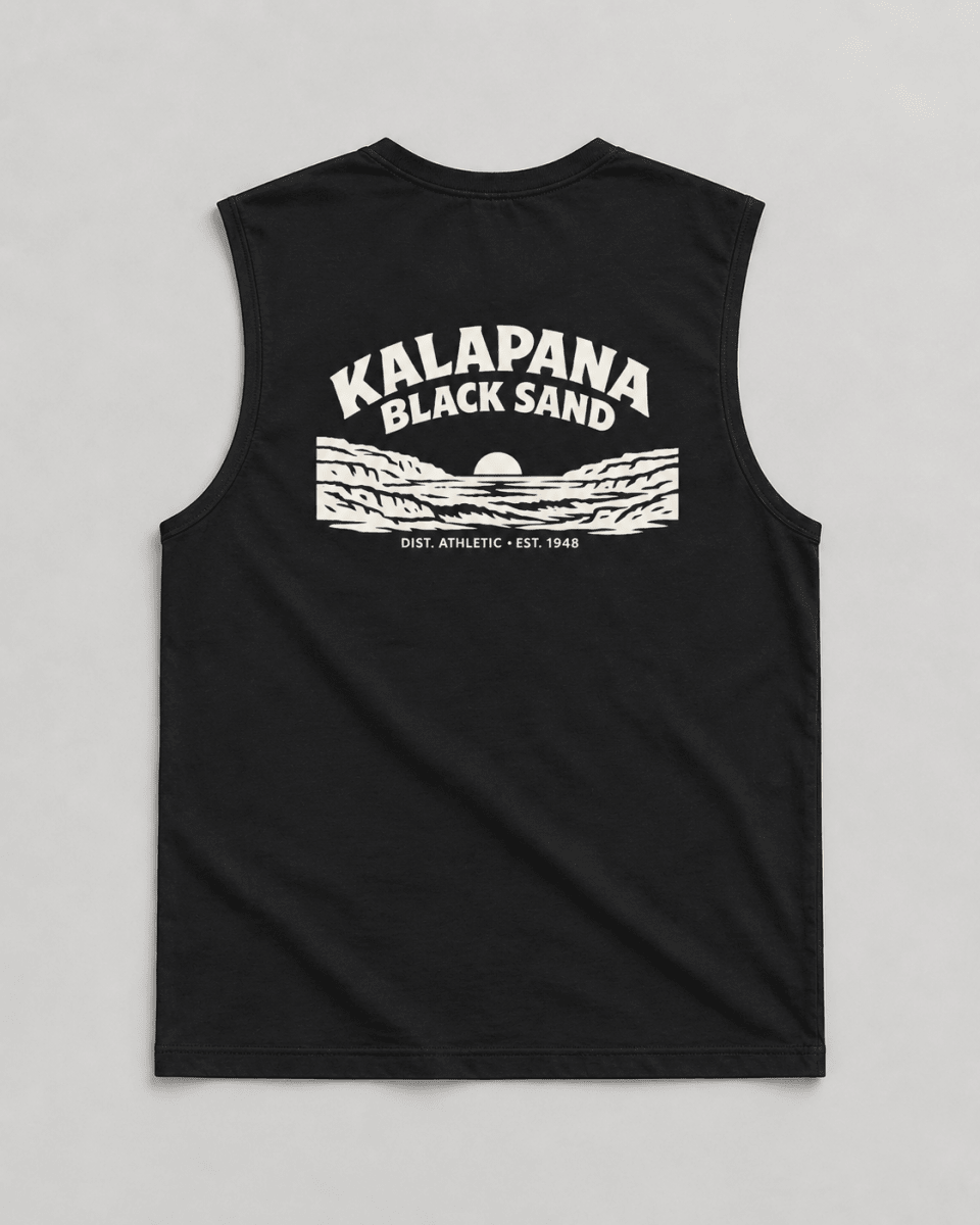 Kalapana Black Sand Tank - District Athletic Apparel