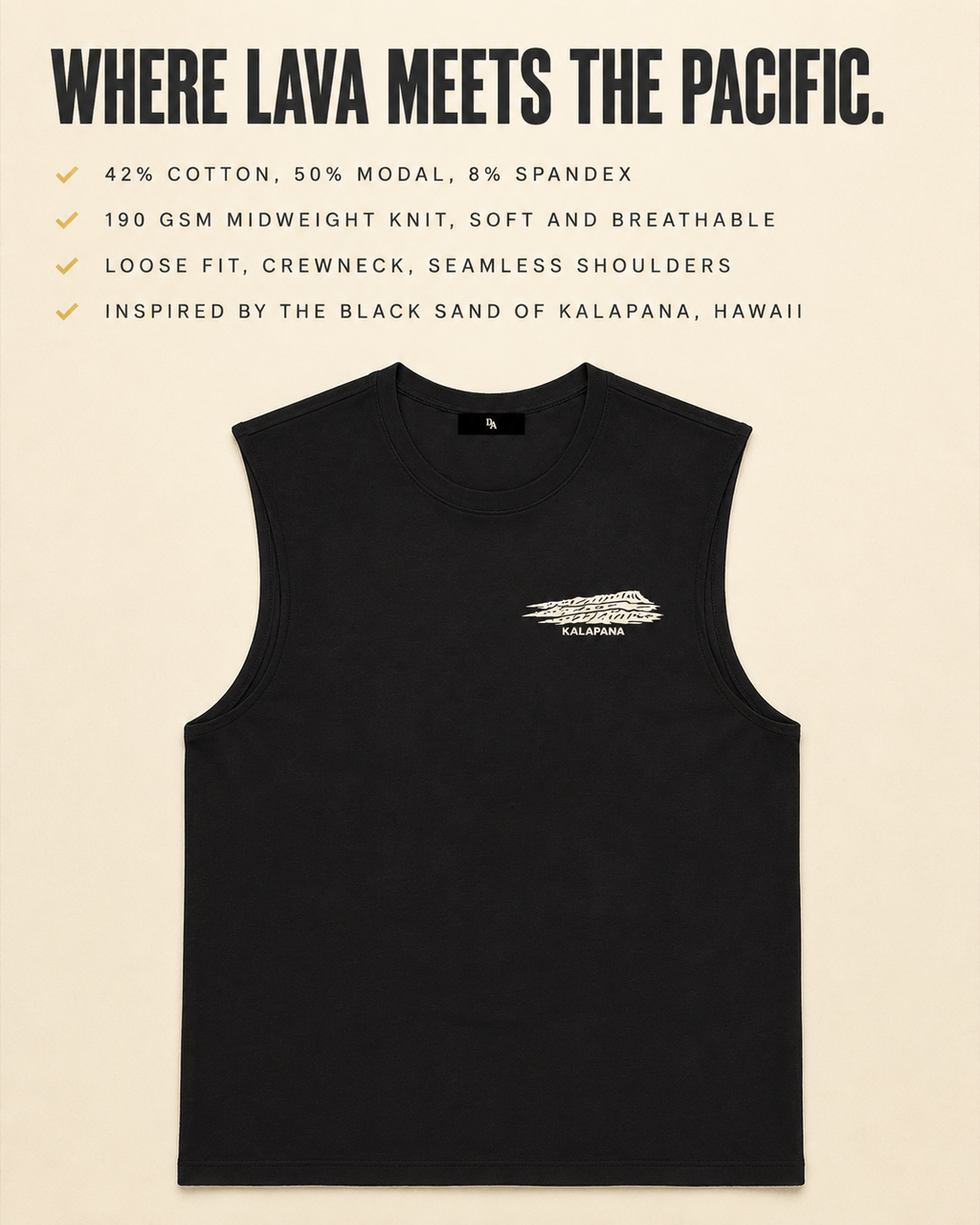 Kalapana Black Sand Tank