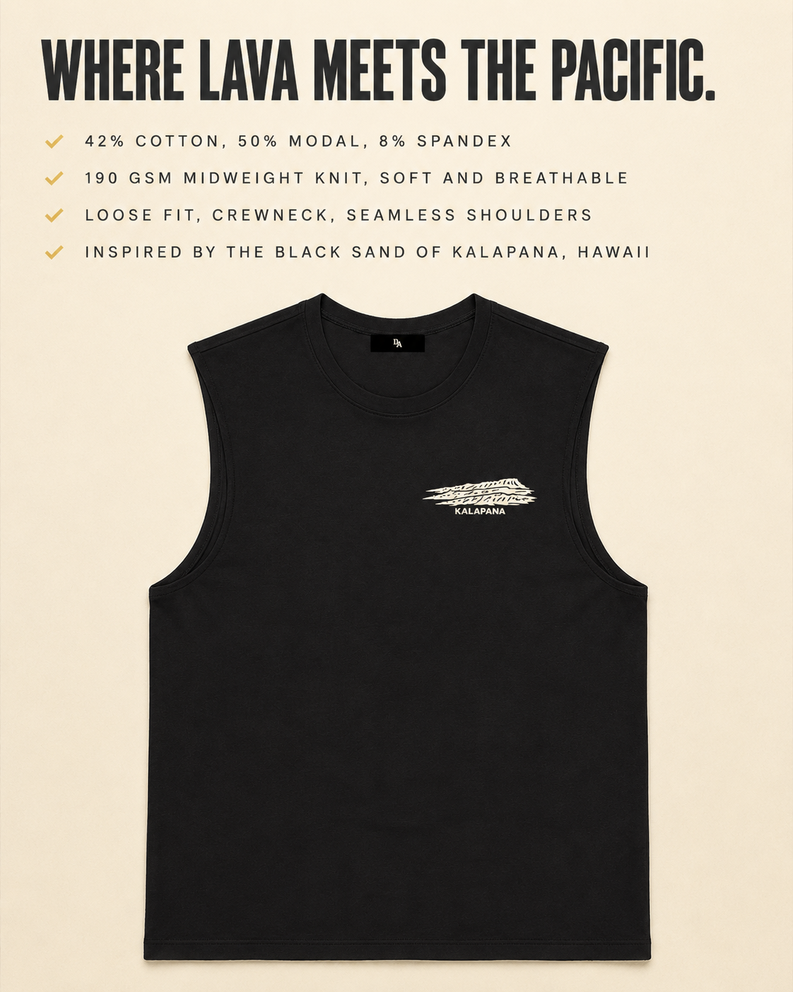 Kalapana Black Sand Tank
