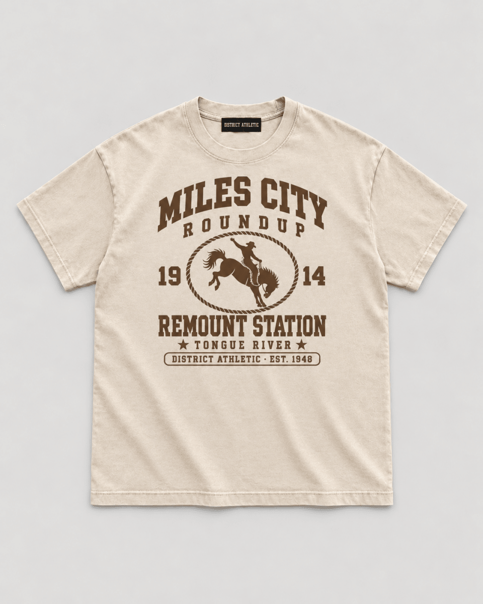 The Miles City Tee - District Athletic Apparel