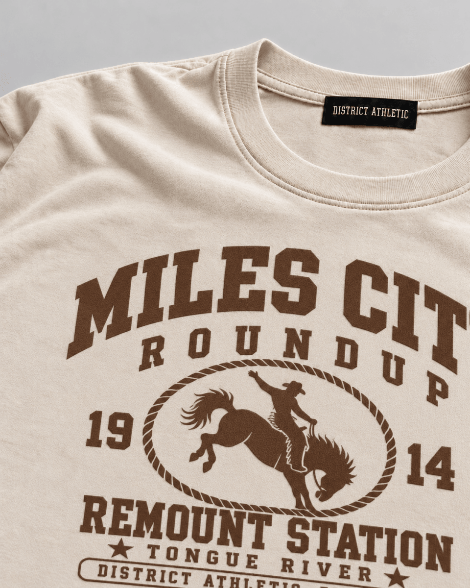The Miles City Tee - District Athletic Apparel